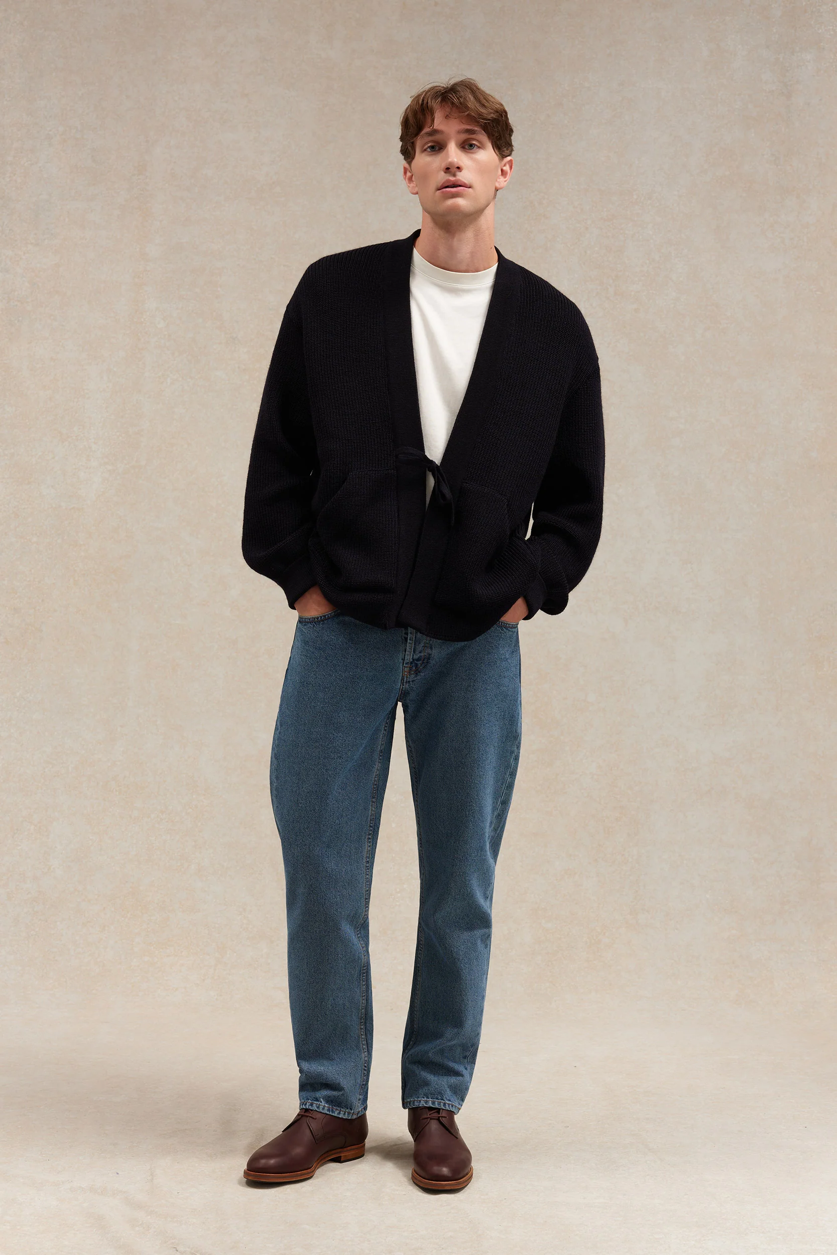 Veste Noragi Chunky bleu marine - Le Minor x Flâneurs - Image 4