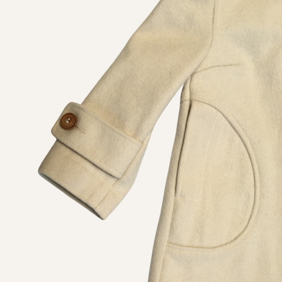 Manteau pour enfant écru à capuche - Seconde main - Image 3