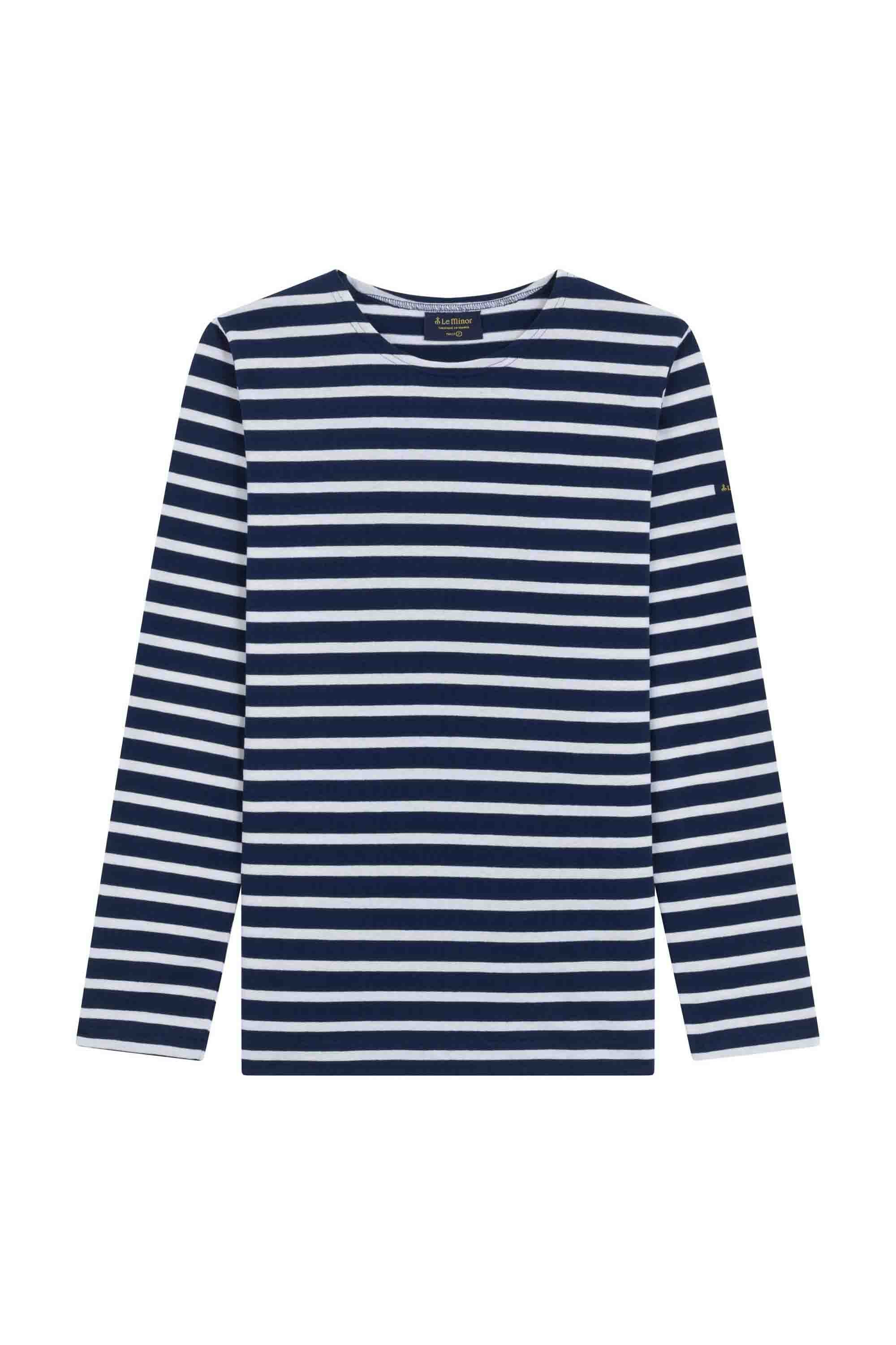 Marinière marine et blanc pour femme - Image 3