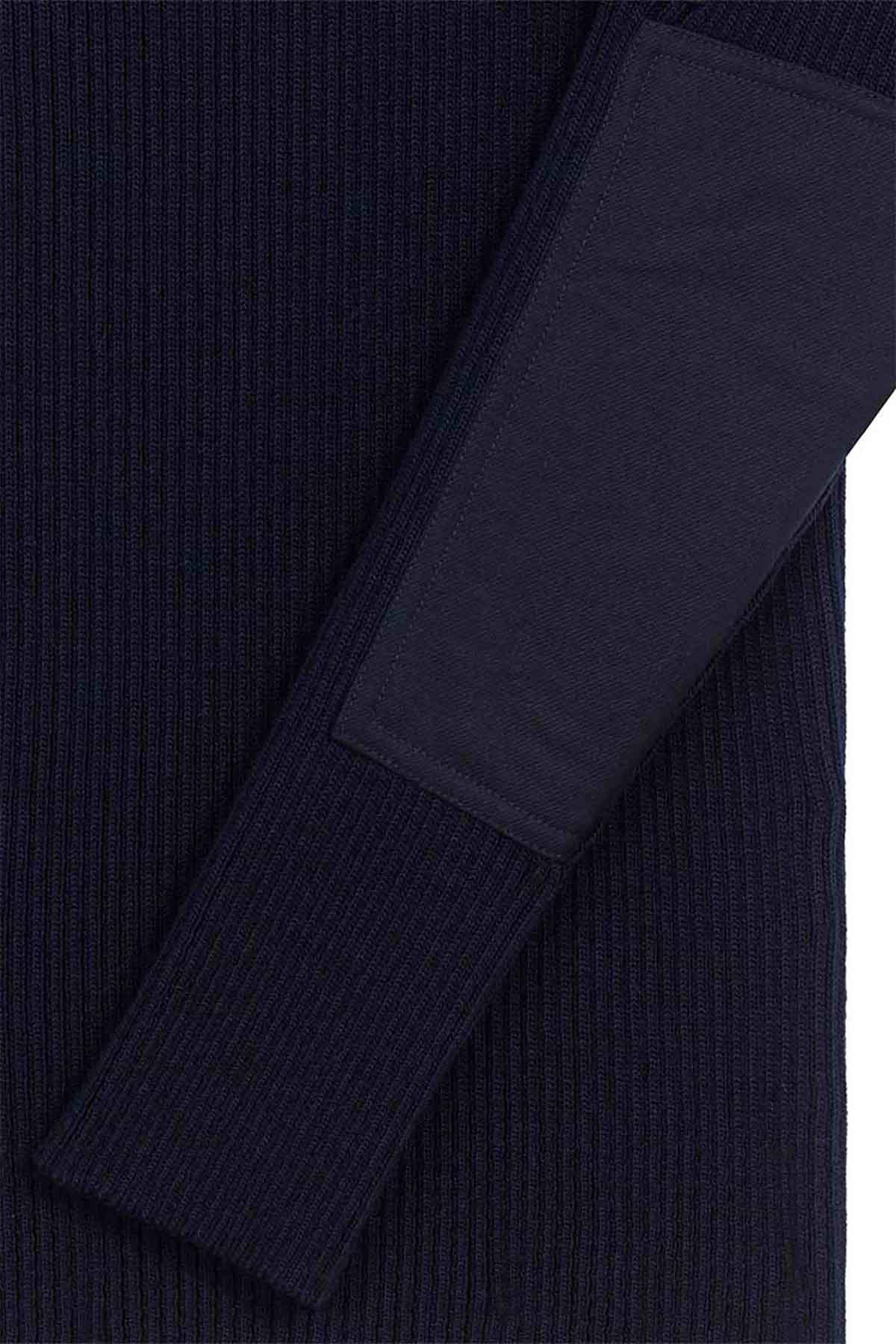 Pull Officier bleu marine pour homme - Image 5