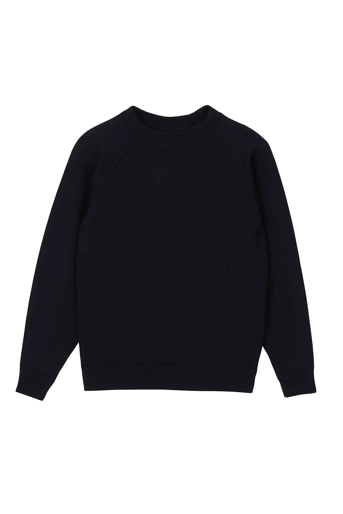 Sweat bleu marine en laine mérinos pour homme - Image 4