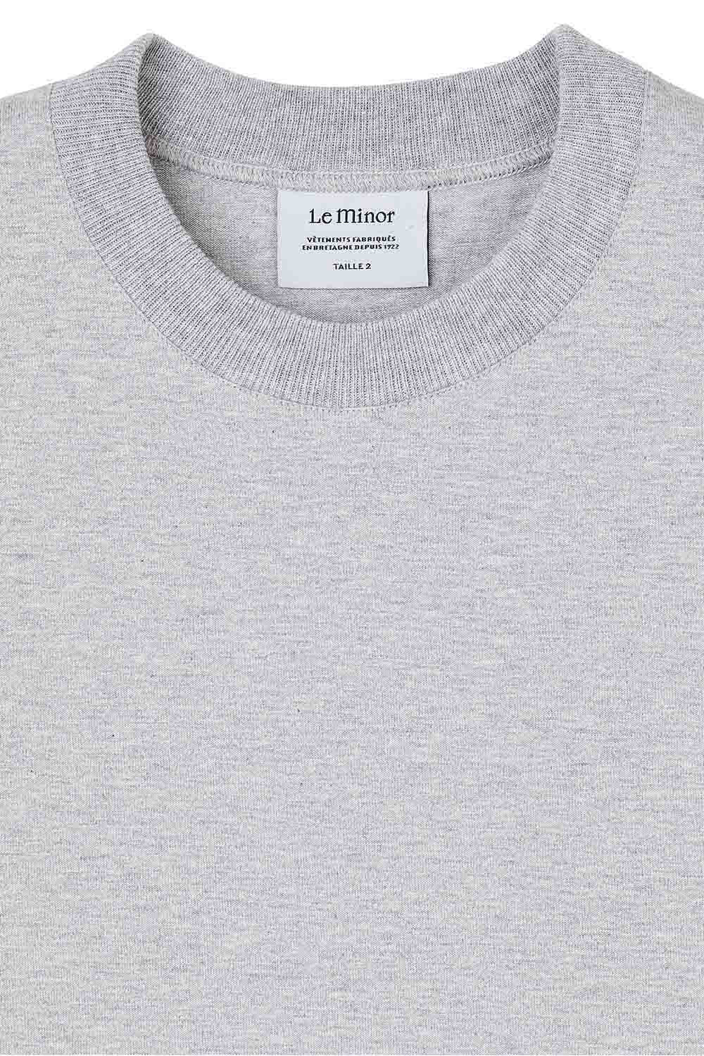 T-shirt gris à manches longues pour femme - Image 4